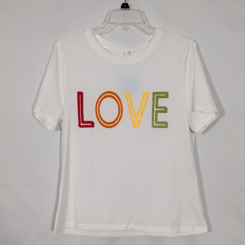 NWT Hayden Los Angeles LOVE Tshirt Women's Size Medium